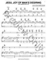 Jesu, Joy of Man's Desiring piano sheet music cover